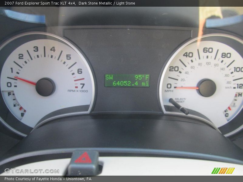 Dark Stone Metallic / Light Stone 2007 Ford Explorer Sport Trac XLT 4x4