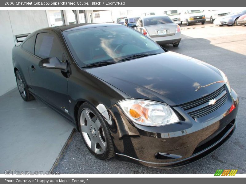 Black / Ebony/Red 2006 Chevrolet Cobalt SS Supercharged Coupe