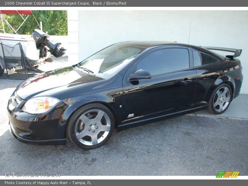 Black / Ebony/Red 2006 Chevrolet Cobalt SS Supercharged Coupe