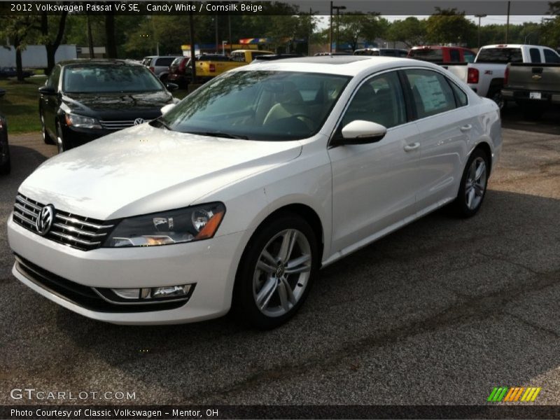 Candy White / Cornsilk Beige 2012 Volkswagen Passat V6 SE