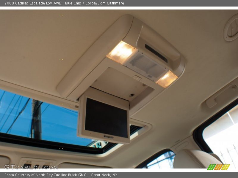 Blue Chip / Cocoa/Light Cashmere 2008 Cadillac Escalade ESV AWD