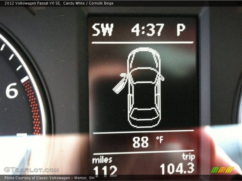 Candy White / Cornsilk Beige 2012 Volkswagen Passat V6 SE