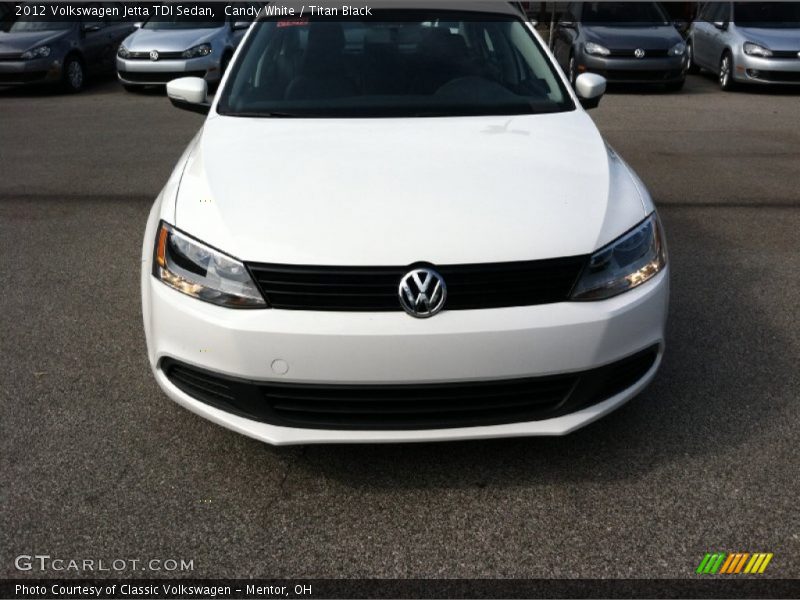 Candy White / Titan Black 2012 Volkswagen Jetta TDI Sedan
