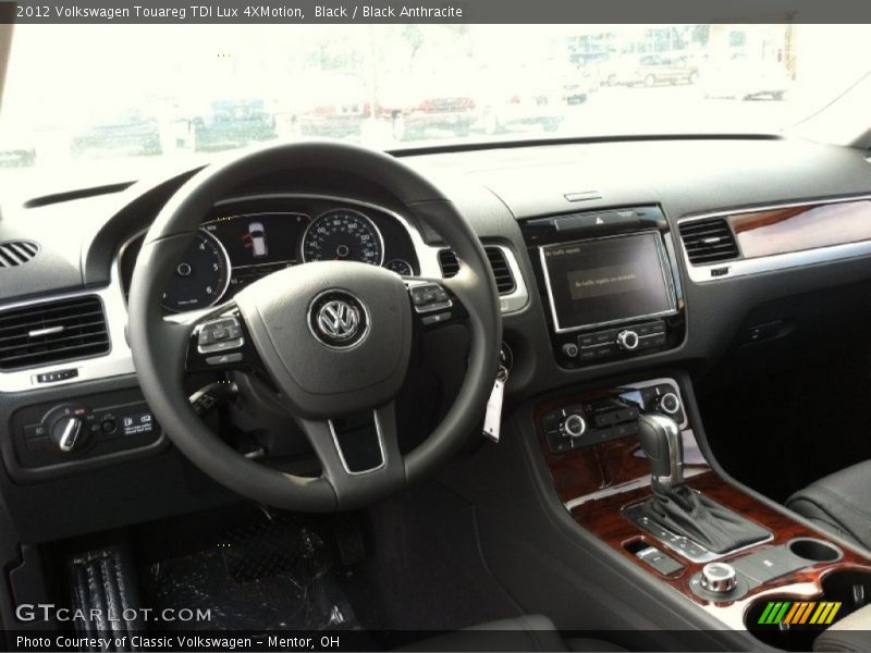 Black / Black Anthracite 2012 Volkswagen Touareg TDI Lux 4XMotion