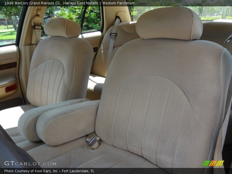 Harvest Gold Metallic / Medium Parchment 1998 Mercury Grand Marquis GS