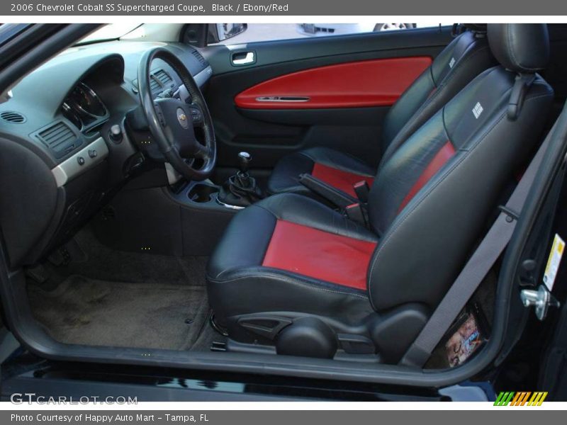 Black / Ebony/Red 2006 Chevrolet Cobalt SS Supercharged Coupe