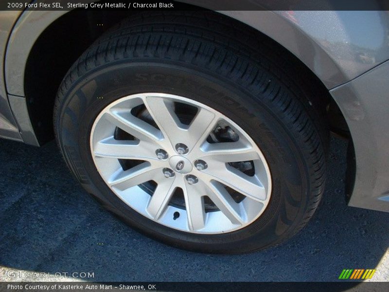 Sterling Grey Metallic / Charcoal Black 2009 Ford Flex SEL