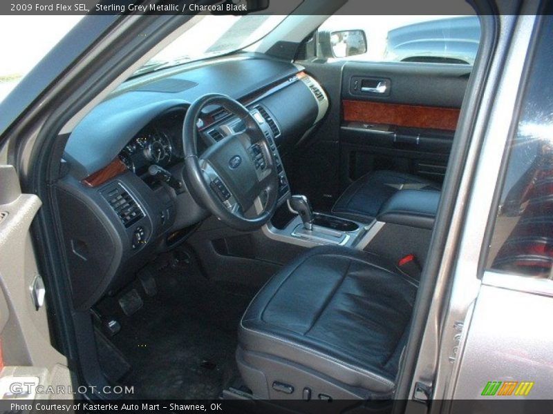 Sterling Grey Metallic / Charcoal Black 2009 Ford Flex SEL
