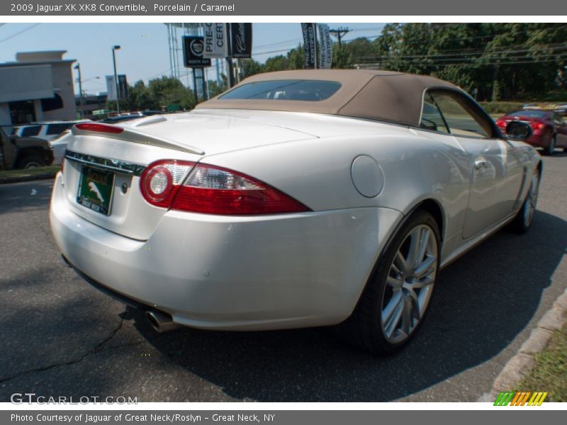 Porcelain / Caramel 2009 Jaguar XK XK8 Convertible