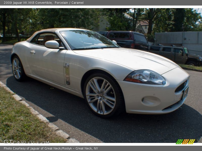 Porcelain / Caramel 2009 Jaguar XK XK8 Convertible