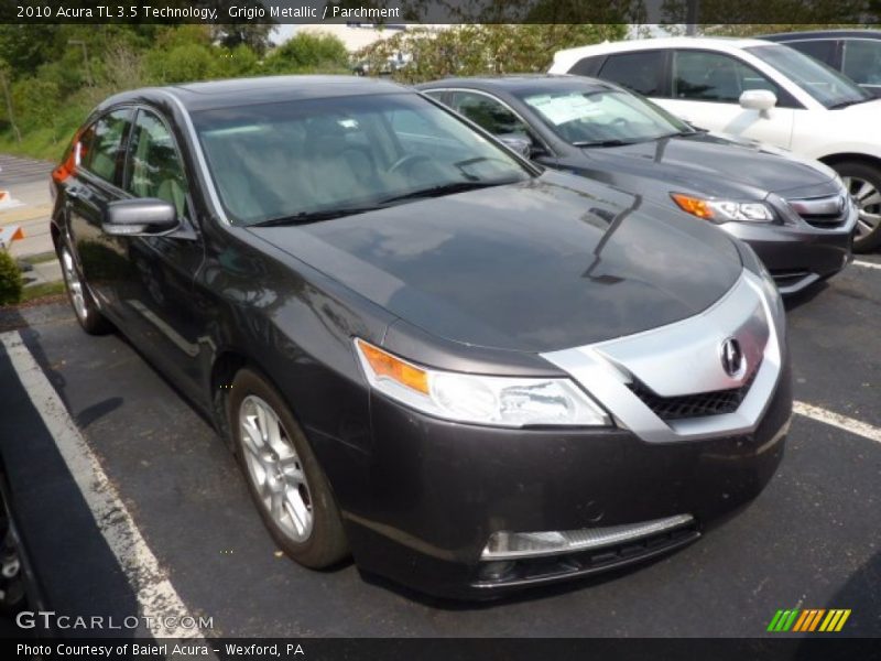 Grigio Metallic / Parchment 2010 Acura TL 3.5 Technology