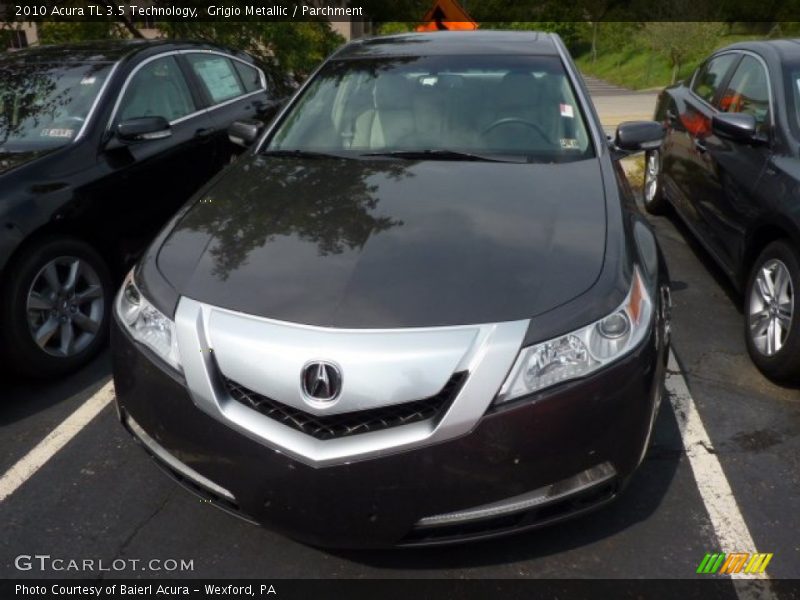 Grigio Metallic / Parchment 2010 Acura TL 3.5 Technology