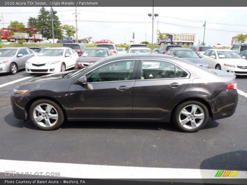Grigio Metallic / Parchment 2010 Acura TSX Sedan