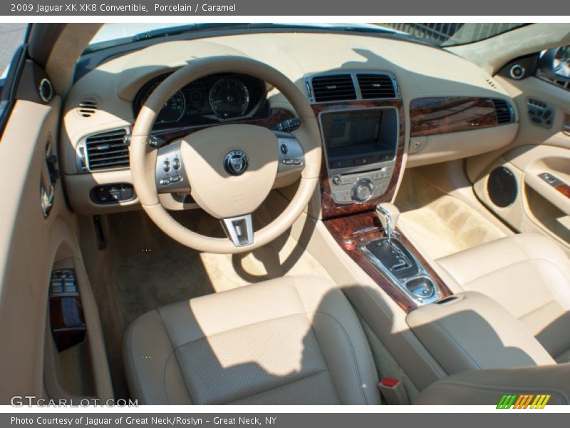 Porcelain / Caramel 2009 Jaguar XK XK8 Convertible