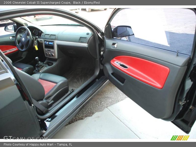 Black / Ebony/Red 2006 Chevrolet Cobalt SS Supercharged Coupe