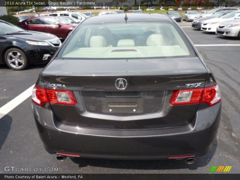 Grigio Metallic / Parchment 2010 Acura TSX Sedan