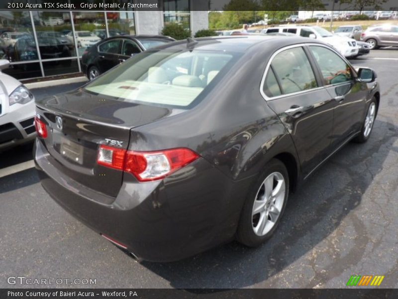 Grigio Metallic / Parchment 2010 Acura TSX Sedan