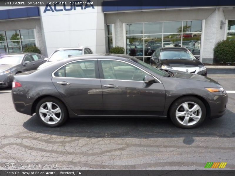 Grigio Metallic / Parchment 2010 Acura TSX Sedan