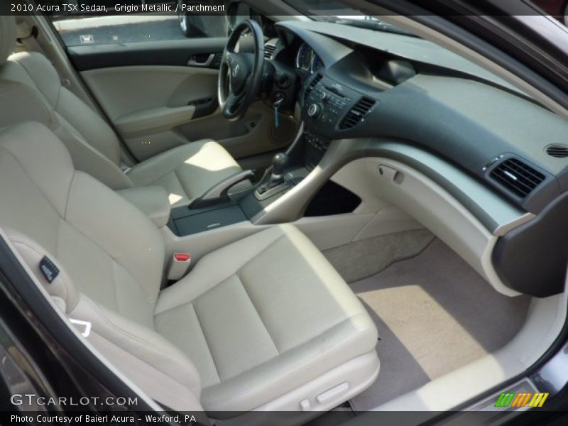 Grigio Metallic / Parchment 2010 Acura TSX Sedan