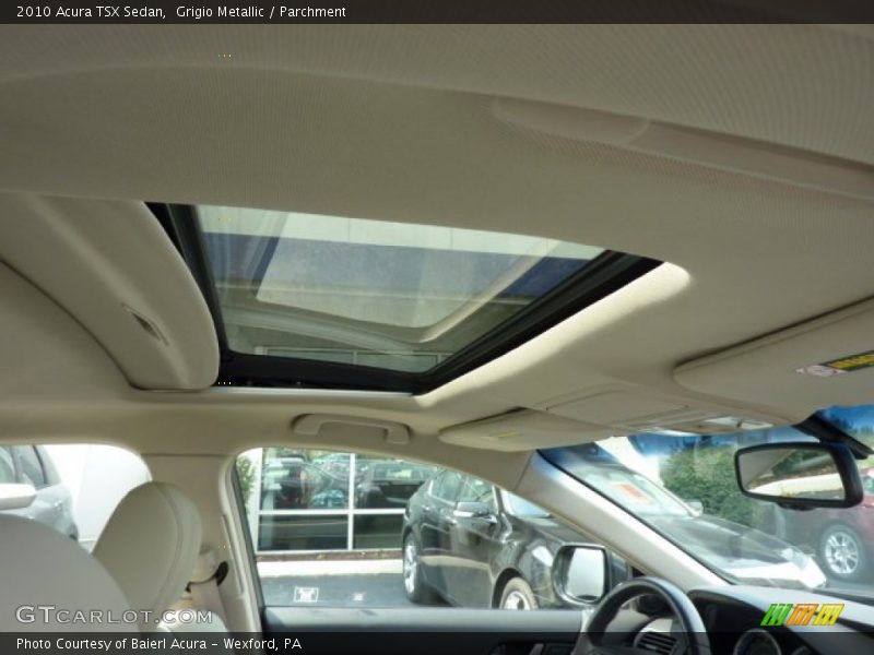 Grigio Metallic / Parchment 2010 Acura TSX Sedan