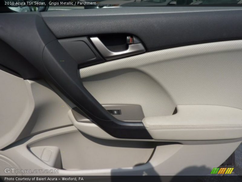 Grigio Metallic / Parchment 2010 Acura TSX Sedan