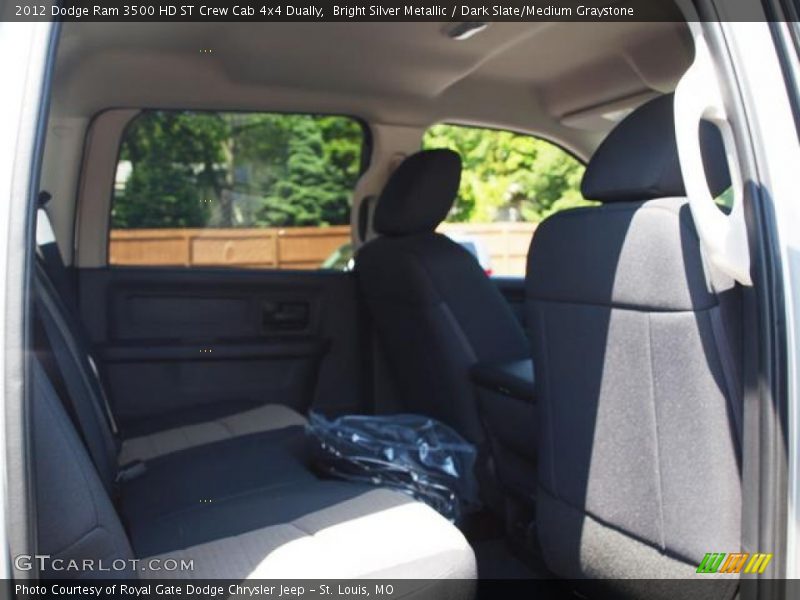 Bright Silver Metallic / Dark Slate/Medium Graystone 2012 Dodge Ram 3500 HD ST Crew Cab 4x4 Dually