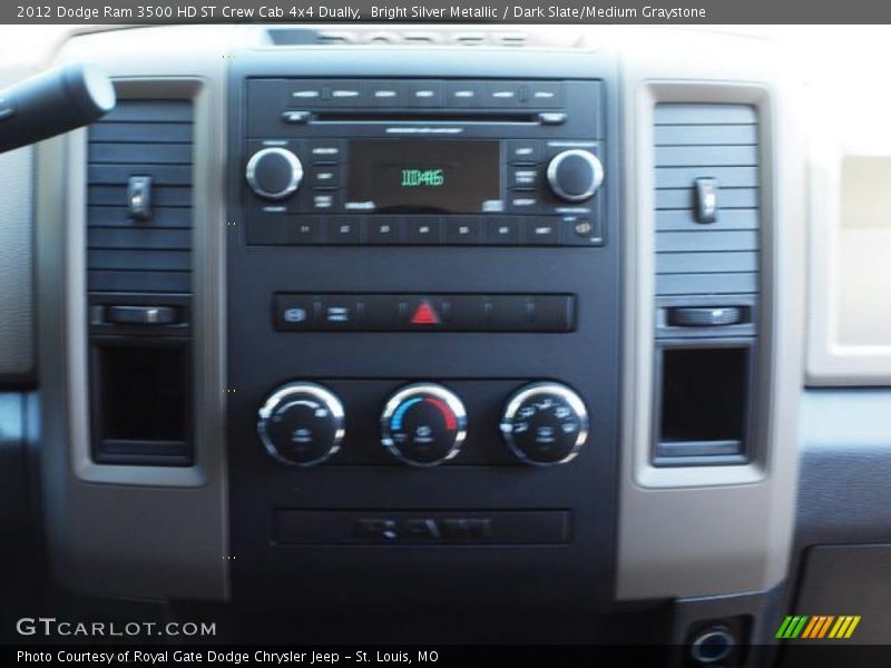 Bright Silver Metallic / Dark Slate/Medium Graystone 2012 Dodge Ram 3500 HD ST Crew Cab 4x4 Dually