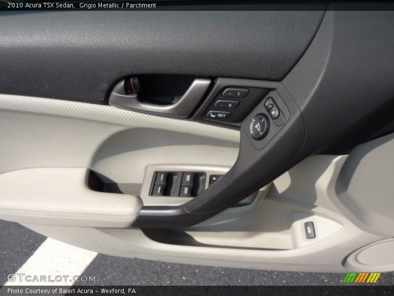Grigio Metallic / Parchment 2010 Acura TSX Sedan