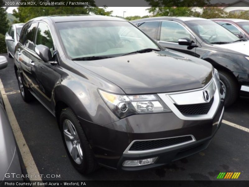 Grigio Metallic / Parchment 2010 Acura MDX