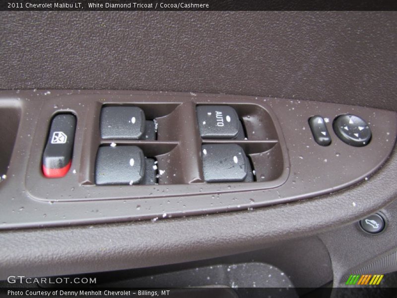 White Diamond Tricoat / Cocoa/Cashmere 2011 Chevrolet Malibu LT