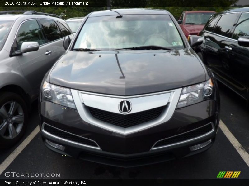 Grigio Metallic / Parchment 2010 Acura MDX