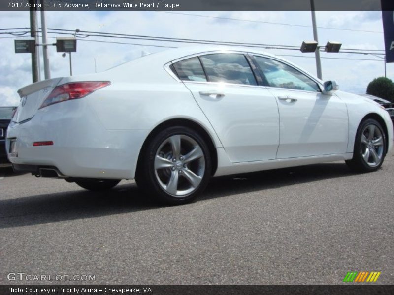 Bellanova White Pearl / Taupe 2012 Acura TL 3.5 Advance