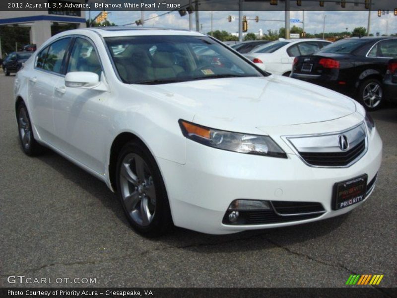 Bellanova White Pearl / Taupe 2012 Acura TL 3.5 Advance
