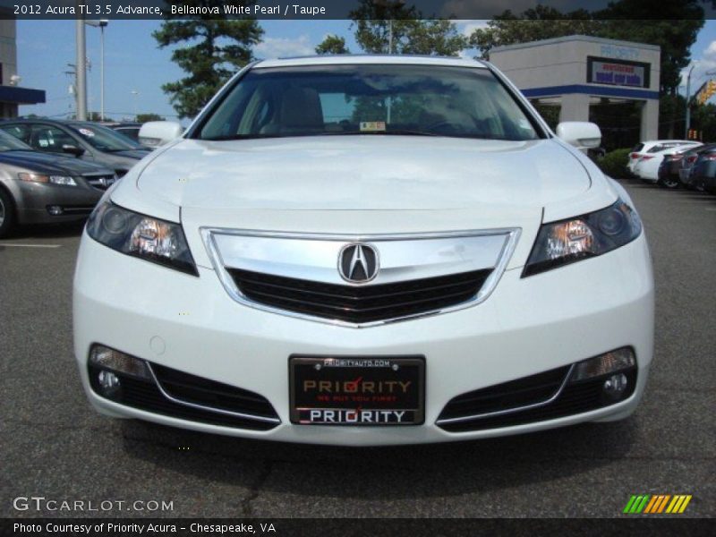 Bellanova White Pearl / Taupe 2012 Acura TL 3.5 Advance