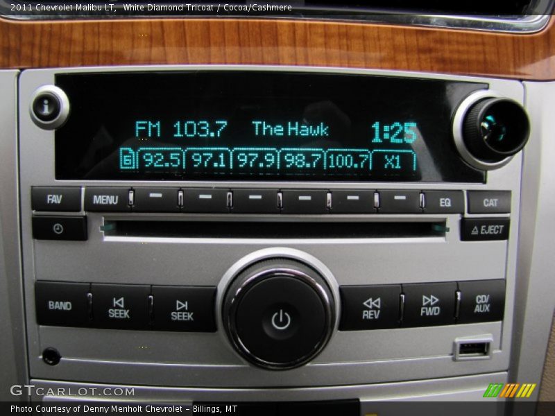 White Diamond Tricoat / Cocoa/Cashmere 2011 Chevrolet Malibu LT