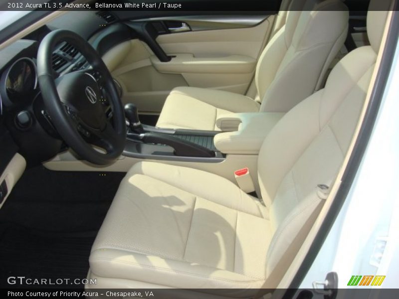 Bellanova White Pearl / Taupe 2012 Acura TL 3.5 Advance