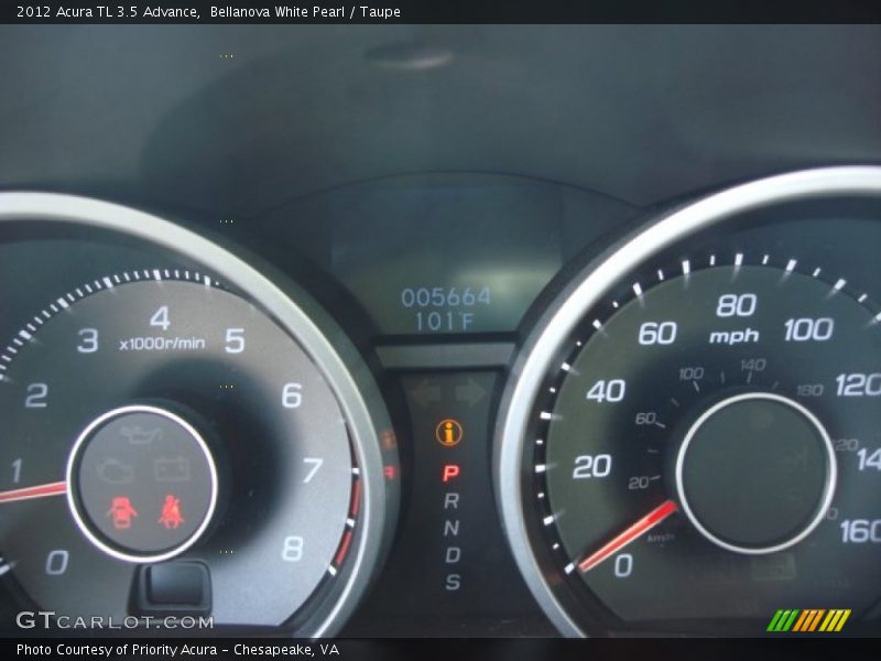 Bellanova White Pearl / Taupe 2012 Acura TL 3.5 Advance