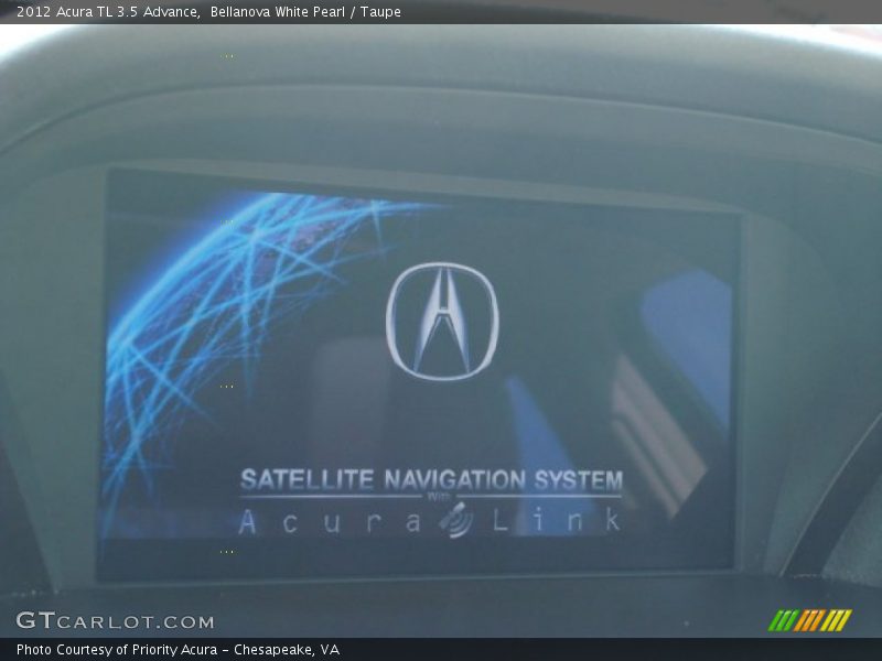 Bellanova White Pearl / Taupe 2012 Acura TL 3.5 Advance