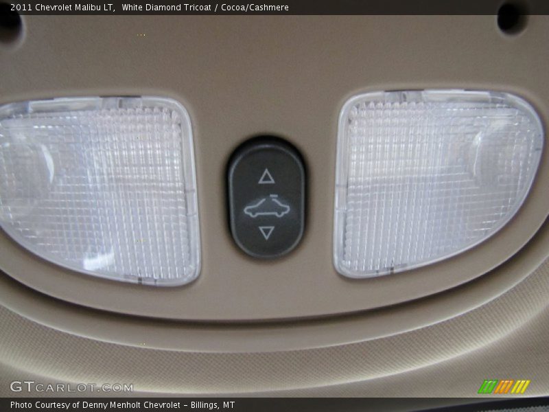 White Diamond Tricoat / Cocoa/Cashmere 2011 Chevrolet Malibu LT
