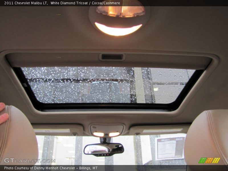 White Diamond Tricoat / Cocoa/Cashmere 2011 Chevrolet Malibu LT