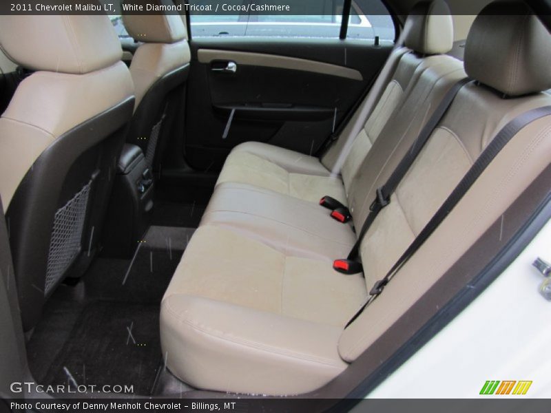 White Diamond Tricoat / Cocoa/Cashmere 2011 Chevrolet Malibu LT