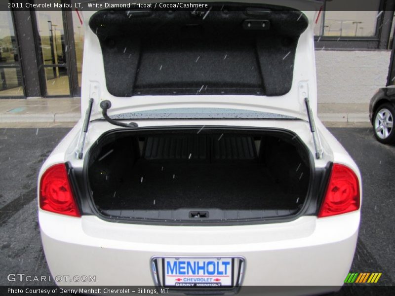 White Diamond Tricoat / Cocoa/Cashmere 2011 Chevrolet Malibu LT