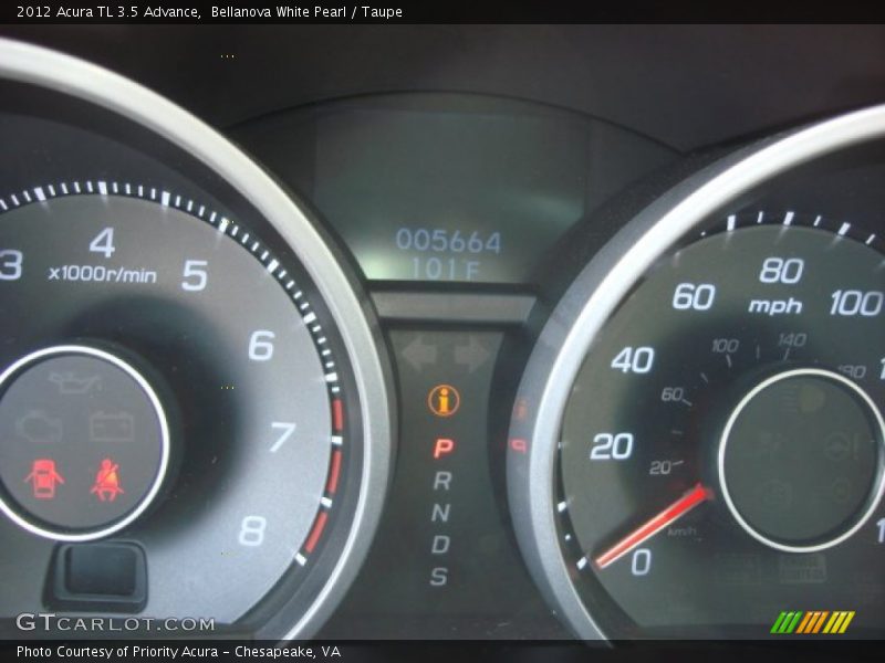 Bellanova White Pearl / Taupe 2012 Acura TL 3.5 Advance