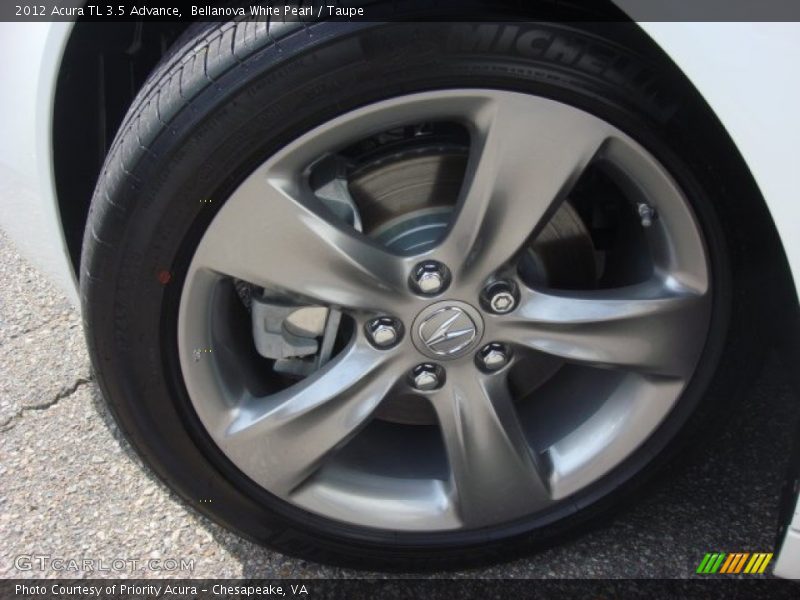 Bellanova White Pearl / Taupe 2012 Acura TL 3.5 Advance