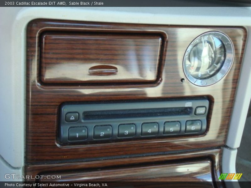 Sable Black / Shale 2003 Cadillac Escalade EXT AWD