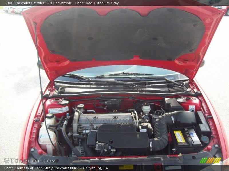 Bright Red / Medium Gray 2000 Chevrolet Cavalier Z24 Convertible
