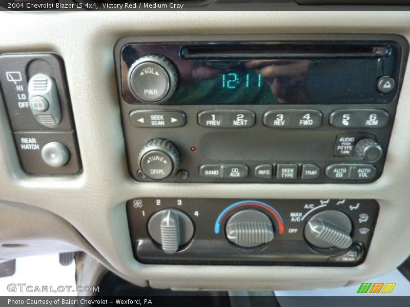 Victory Red / Medium Gray 2004 Chevrolet Blazer LS 4x4