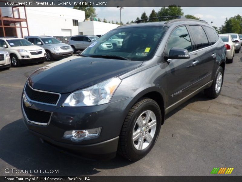 Cyber Gray Metallic / Ebony 2009 Chevrolet Traverse LT