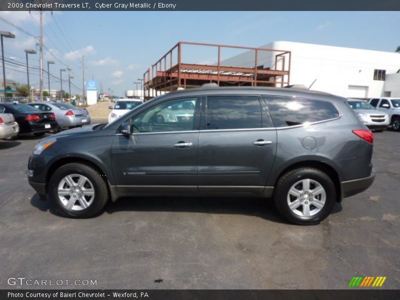 Cyber Gray Metallic / Ebony 2009 Chevrolet Traverse LT
