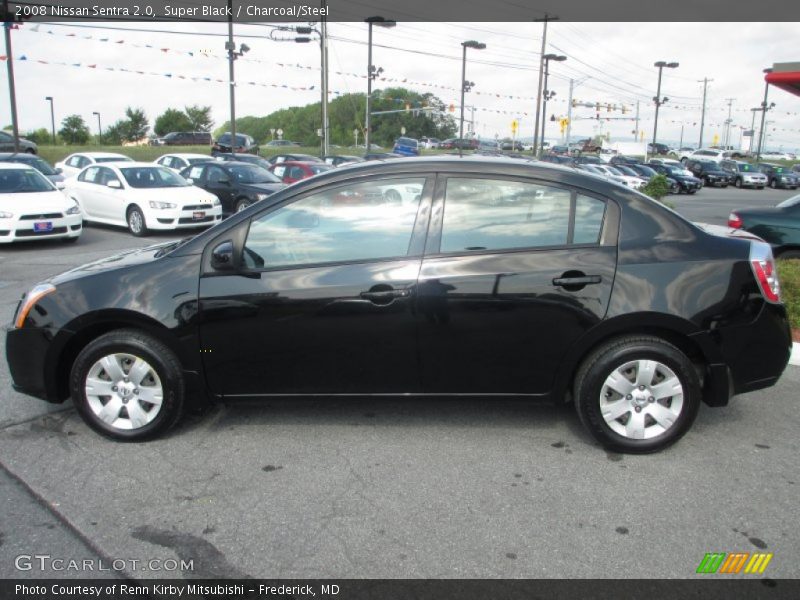 Super Black / Charcoal/Steel 2008 Nissan Sentra 2.0